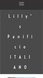 Mobile Screenshot of lillyspanificioitaliano.com